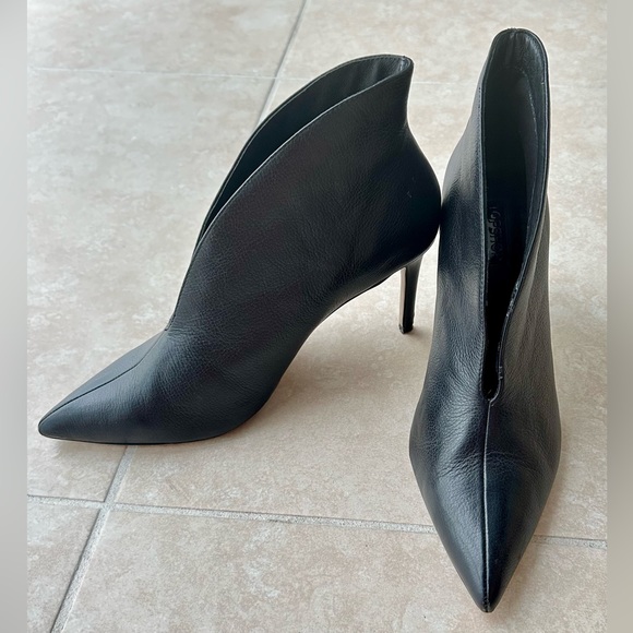 Topshop Shoes - Topshop - Vamp Faux Leather Heels